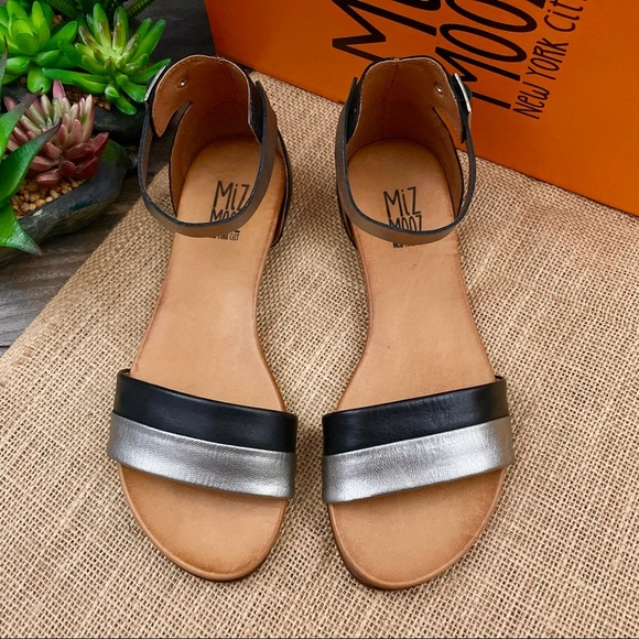 NIB Miz Mooz Atlantic Ankle Strap Flat Sandal 8 - Picture 8 of 13